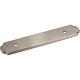 Jeffery Alexander B812-96R-ABSB Backplates B812  6" x 1 1/4" Zinc Die Cast Backplate for 96mm Pull (Rope Detail)