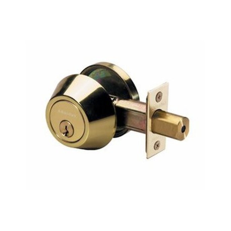 Master Lock DSO0603 Single Cylinder Grade 3 Deadbolt PB