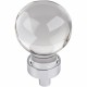 Jeffrey Alexander G130 Harlow 1 1/16" Glass Sphere Cabinet Knob
