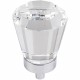 Jeffrey Alexander G150L-DBAC Harlow G150L 1 1/4" Dia Glass Tapered Cabinet Knob