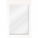 Jeffrey Alexander MIR091 Astoria Modern Cream White Mirror with Beveled Glass