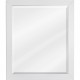 Cade Contempo White Jeffrey Alexander MIR104 White Mirror with Beveled Glass
