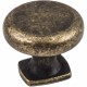 Jeffrey Alexander MO6303DBAC MO6303 Belcastel 1 Series 1 3/8"  Diameter Forged Look Flat Bottom Cabinet Knob