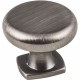 Jeffrey Alexander MO6303SBZ MO6303 Belcastel 1 Series 1 3/8"  Diameter Forged Look Flat Bottom Cabinet Knob