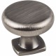 Jeffrey Alexander MO6303DBAC MO6303 Belcastel 1 Series 1 3/8"  Diameter Forged Look Flat Bottom Cabinet Knob