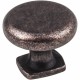 Jeffrey Alexander MO6303NI MO6303 Belcastel 1 Series 1 3/8"  Diameter Forged Look Flat Bottom Cabinet Knob