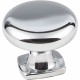 Jeffrey Alexander MO6303PC MO6303 Belcastel 1 Series 1 3/8"  Diameter Forged Look Flat Bottom Cabinet Knob