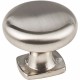 Jeffrey Alexander MO6303DMAC MO6303 Belcastel 1 Series 1 3/8"  Diameter Forged Look Flat Bottom Cabinet Knob