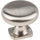 Jeffrey Alexander MO6303MB MO6303 Belcastel 1 Series 1 3/8"  Diameter Forged Look Flat Bottom Cabinet Knob