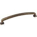 Belcastel MO6373-18 Series 19 1/4" Overall Length Forged Look Flat Bottom Appliance Pull (Refrigerator / Sub Zero Handle)