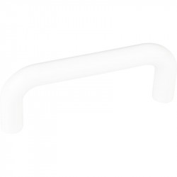 Elements P271-3-WH Tempo 3 3/8" Overall Length Cabinet Pull