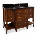 Jeffrey Alexander VAN081 Philadelphia Classic 48" Vanity with Center Drawer Bank