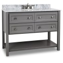 Elements VAN088 Grey Adler Single Vanity with Sleek Grey Finish (for 48" Top)