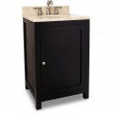 Jeffrey Alexander VAN092-24 Astoria Modern Espresso Vanity with Stepped Door Profile (for 24" Top)