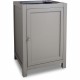 Jeffrey Alexander VAN103-24 Astoria Modern Grey Vanity with Stepped Door Profile (for 24" Top)