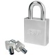 American Lock A7260 KD NR1KEY A7260 Solid Steel Rekeyable Padlock Tubular Cylinder