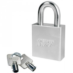 American Lock A7260 Solid Steel Rekeyable Padlock Tubular Cylinder