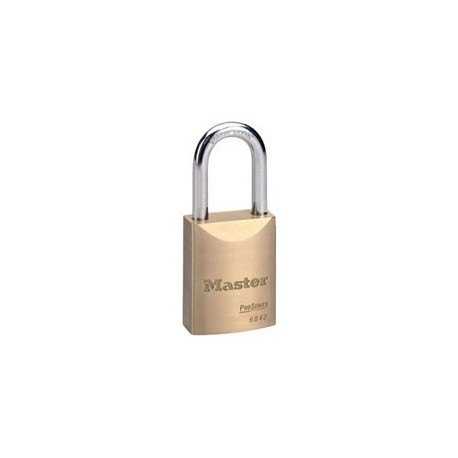 Master Lock 6842 WCS KA LZ3 4KEY 6842 Pro Series Key-in-Knob Door Key Solid Brass Padlock