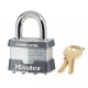 Master Lock 21 N KD W15 4KEY 21 Rekeyable Laminated Steel Padlock 1-3/4" (44mm)