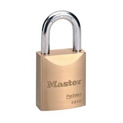 Master Lock 6840 Solid Brass Pro Series Rekeyable Padlocks 1-3/4" (44mm)