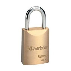 Master Lock 6830 Solid Brass Pro Series Rekeyable Padlocks 1-9/16" (40mm)