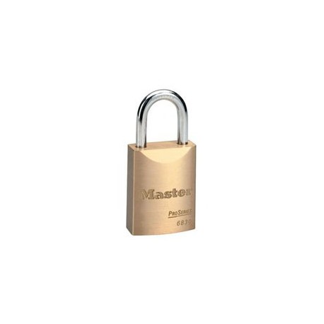 Master Lock 6830 KA LF CN WP4 NOKEY LZ4 6830 Solid Brass Pro Series Rekeyable Padlocks 1-9/16" (40mm)