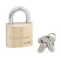 Master Lock 4130 Economy Brass Series Padlock 1-1/8" (29mm)