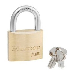 Master Lock 4140 Economy Brass Series Padlock 1-1/2" (38mm)