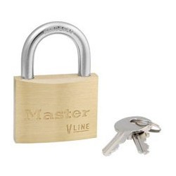 Master Lock 4150KA  Keyed Alike Economy Brass Series Padlock 1-7/8" (48mm)