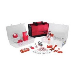 Master Lock 1458E3 - Group Lockout Kit with Laminated Steel Locks - Electrical