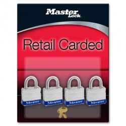 Master Lock 3008D  Non-Rekeyable Laminated Steel Pin Tumbler Padlock 1-9/16" (40mm)