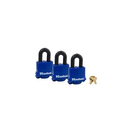 Master Lock 312TRI  Weather Resistant Steel Padlocks