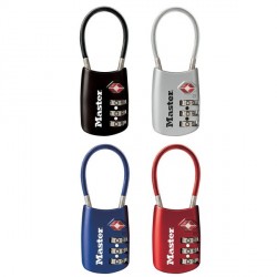 Master Lock 4688D TSA-Accepted Padlock - Set-Your-Own-Combination With Flexible Shackle