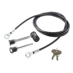 Master Lock 1470DAT 5/8" & 1/2" Swivel Head Lock with 8' Cable