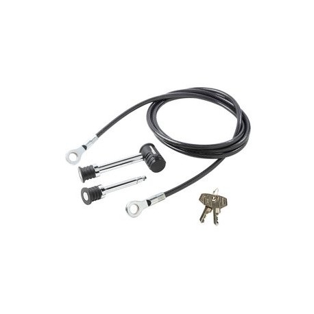 Master Lock 1470DAT 5/8" & 1/2" Swivel Head Lock with 8' Cable