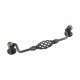 Zurich 7 3/16" Overall Length Twisted Iron Cabinet Pull