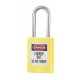 Master S33 MK LT YLW LZ3 4KEY LFR Lightweight Thermoplastic Padlock, Zenex Non Key Retaining