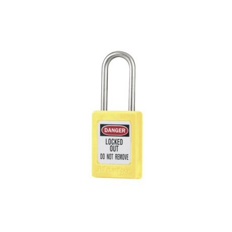 Master S33 MK WHT COV NOKEY LRU Lightweight Thermoplastic Padlock, Zenex Non Key Retaining