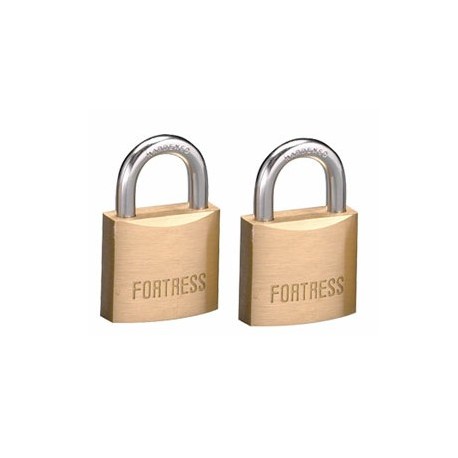 Master Lock 1830T  Fortress Series Solid Brass Padlock 2-pack