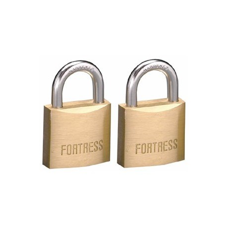 Master Lock 1840T  Fortress Series Solid Steel Padlock, 1-9/16" (40mm) 2-pack