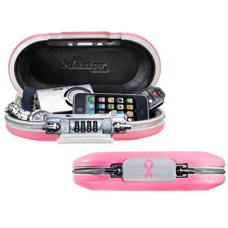 Master Lock 5900DPNK Portable Personal Safe (Pink for Breast Cancer Awareness)