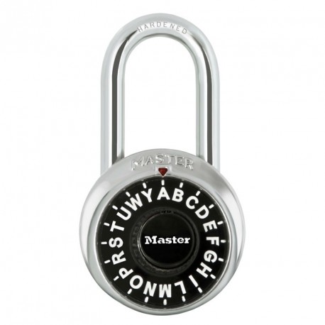 Master 1572LH Letter Lock Combination Padlock with Chart