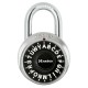 Master 1572 Letter Lock Combination Padlock with Chart