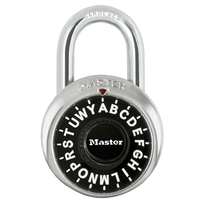 Master Lock 1573 Letter Lock Combination Padlock