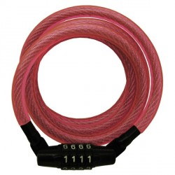 Master Lock 8143DPNK  Breast Cancer Research Foundation Pink Compact Combination Cable Lock
