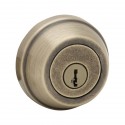 Kwikset 599 Double Cylinder Gatelatch Deadbolt, SmartKey, Satin Chrome