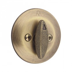 Kwikset 667 One Sided Deadbolt w/ Exterior Plate