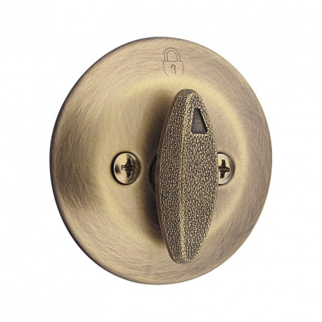 Kwikset 667-15 RCAL SCS One Sided Deadbolt with Exterior Plate