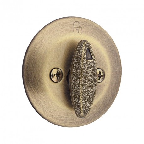 Kwikset 667 One Sided Deadbolt w/ Exterior Plate