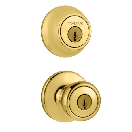 Kwikset 690T SMT 5 KA Tylo Knob w/ Single Cylinder Deadbolt - Combo Pack